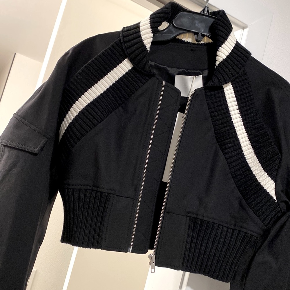 NWT Dion Lee cropped bomber jacket.